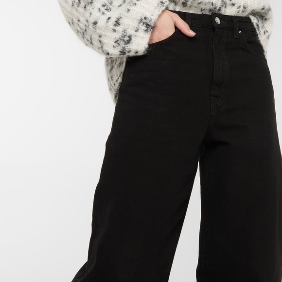 TOTEME Barrel Leg Denim Jeans in Black Size 28 - Picture 4 of 6